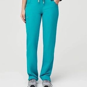 FIGS Kade™ Cargo Scrub Pants - Teal (Small)